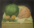 Stillleben mit dem Schweinekopf Fernando Botero
